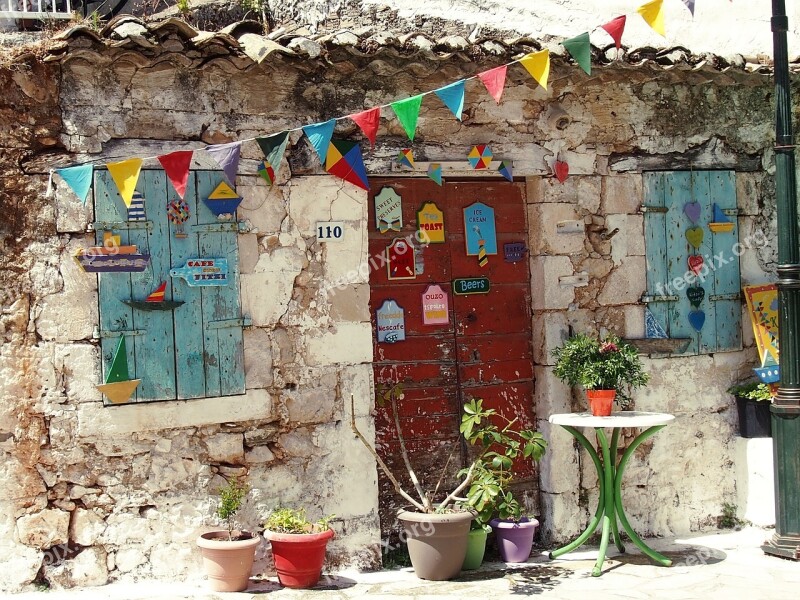 Greek Pennants Wall Door Signs