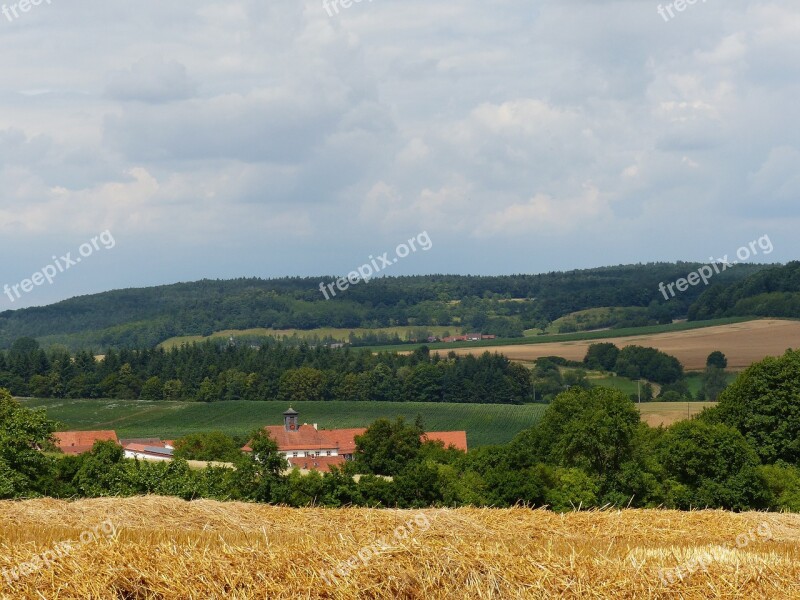 Summer Hate Mountains Upper Franconia Forest Free Photos