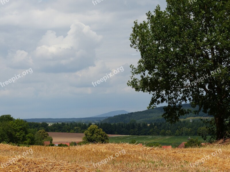 Summer Hate Mountains Upper Franconia Forest Free Photos