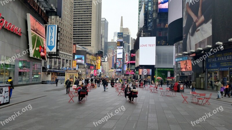 Times Square Manhattan New York Architecture New York City Street