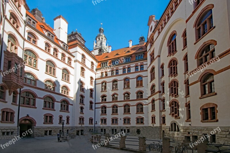 New Town Hall Leipzig Saxony Germany Architecture