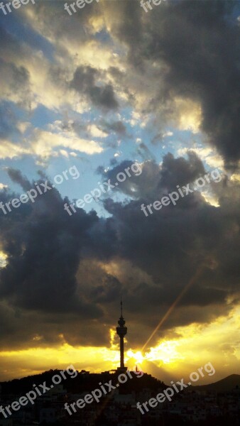 Glow Sky Cloud Sunset Solar