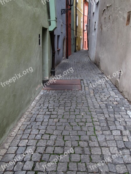 Alley Narrow Lane Historic Center Downtown Side Street