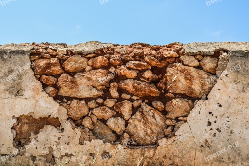 Wall Damaged Weathered Aged Decay