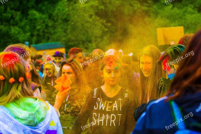 The Festival Of Colors Holi Moscow 2017 Flashmob