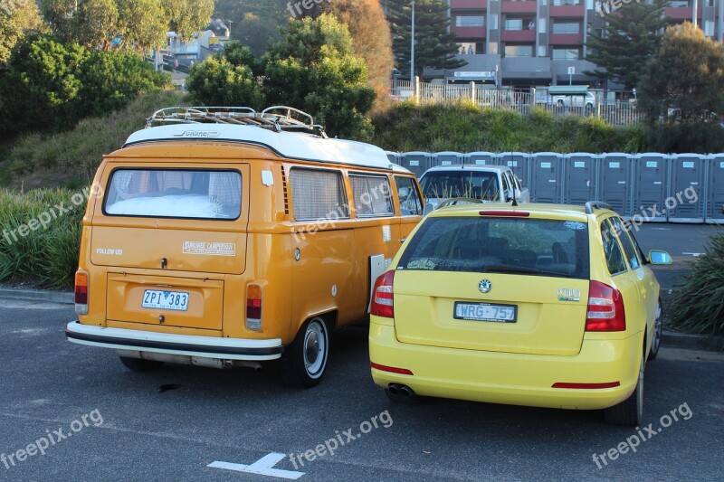 Hippy Vans Vintage Travel Peace