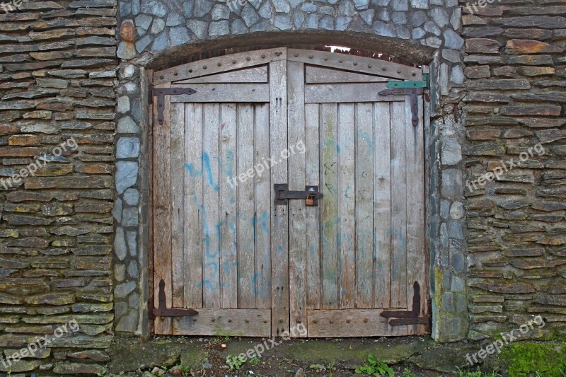 Door Castle Old Architecture Wall