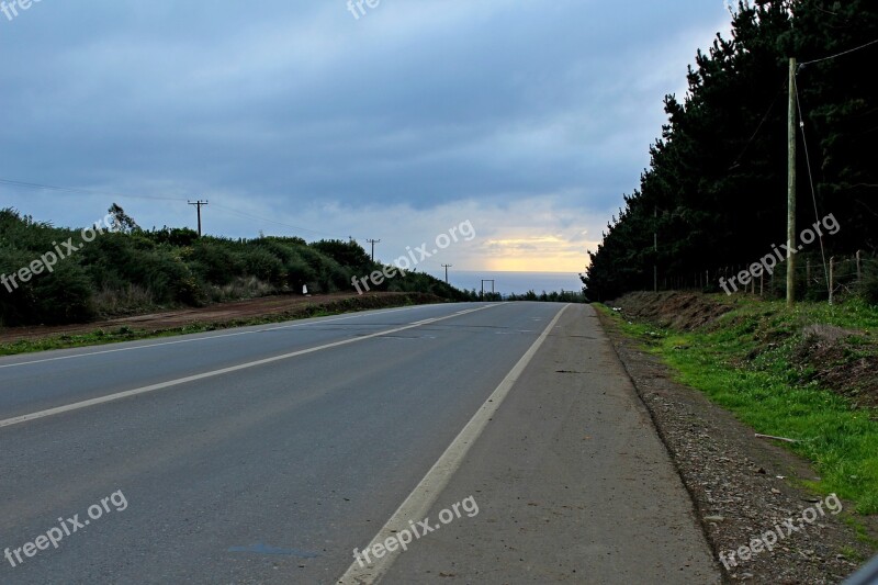 Highway High Road Transport Nature Trip