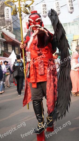 Tengu Cosplay Creature Legend Myth