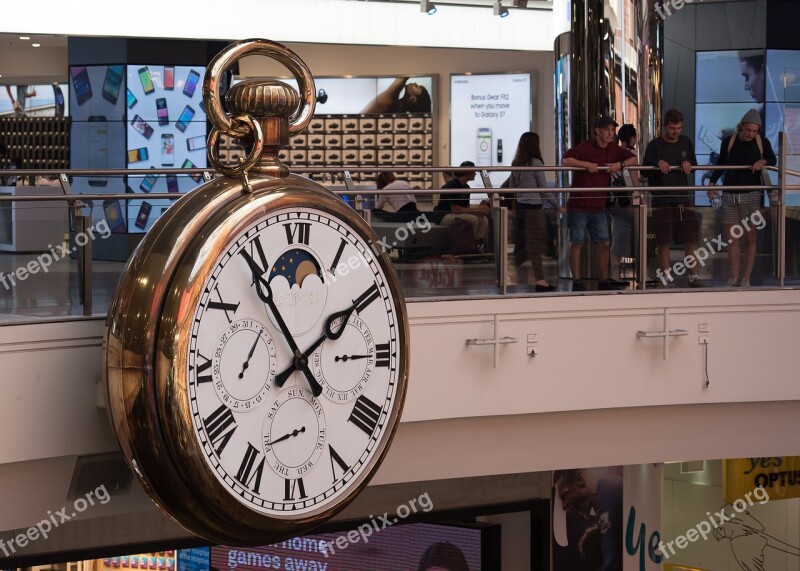 Clock Time Melbourne Central Watch Countdown