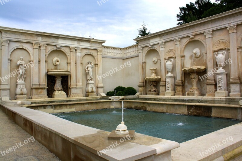 Water Fountain Wet Garden Outdoor