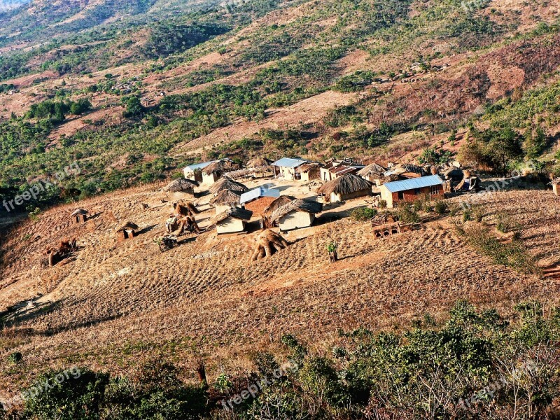 Malawi Village Rural Africa House