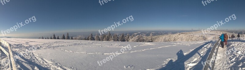 Panorama Winter Snow Cold Winter Sports