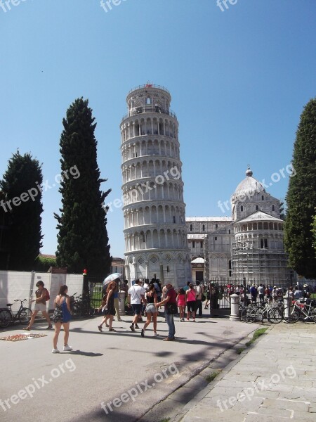 Pisa Italy Tower Leaning Tower Architecture