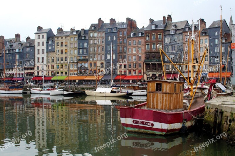 France Honfleur Normandy Travel Nostalgia