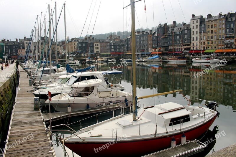 France Honfleur Normandy Travel Nostalgia