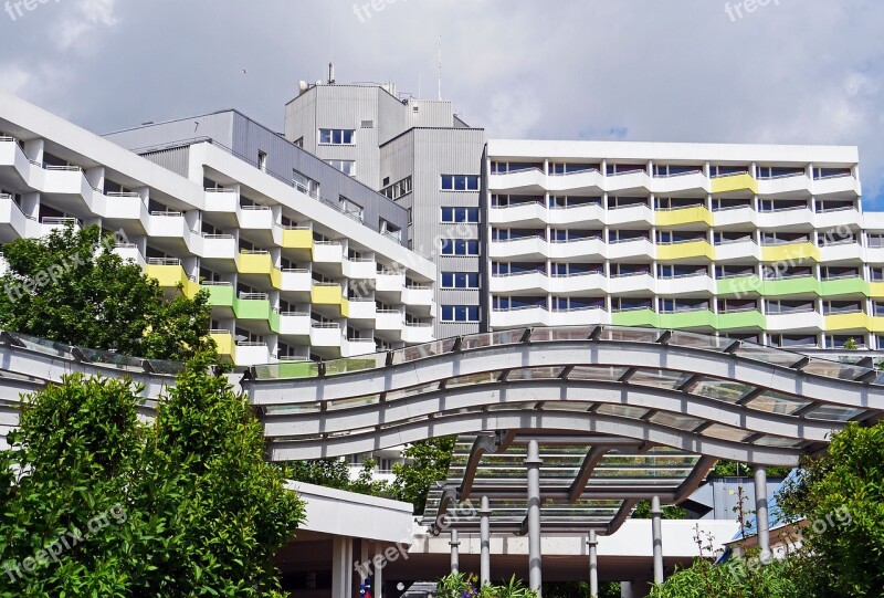 Apartment House Architecture Holiday Complex Damp 2000 Underground Car Park