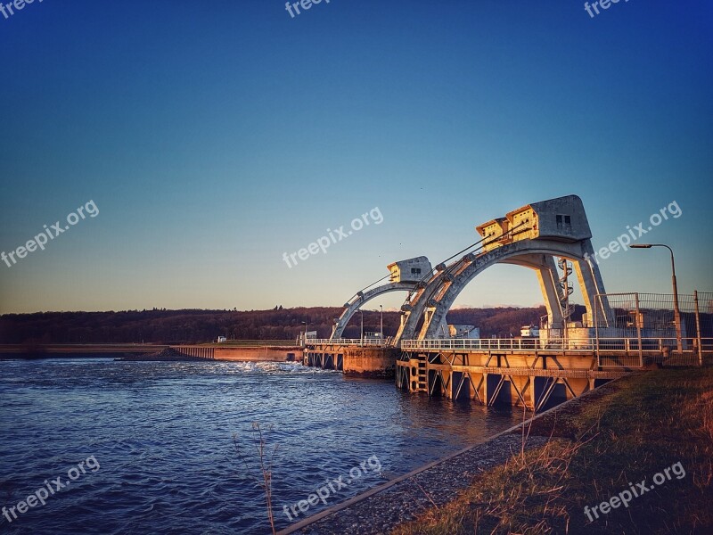 Driel Weir Weir Driel Gelderland Netherlands