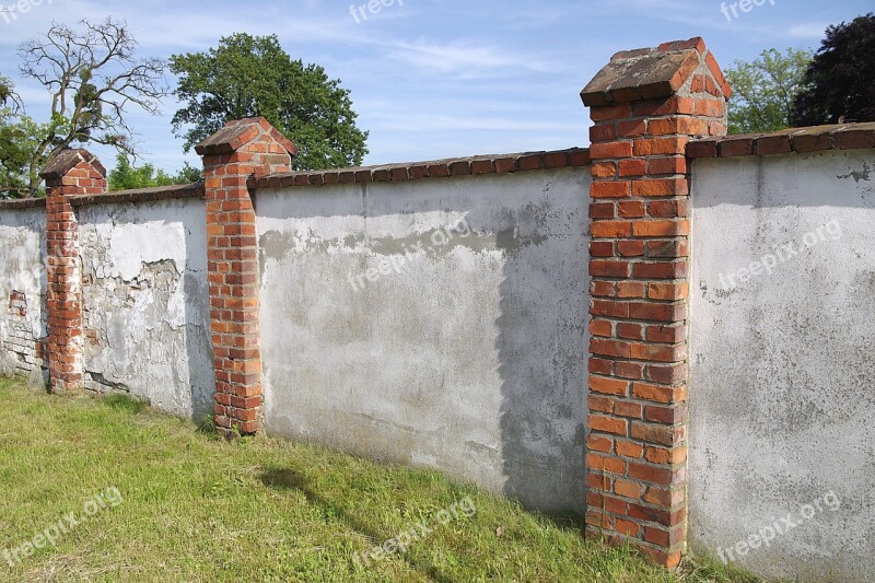 Lake Dusia Brick Old The Walls Of The Architecture