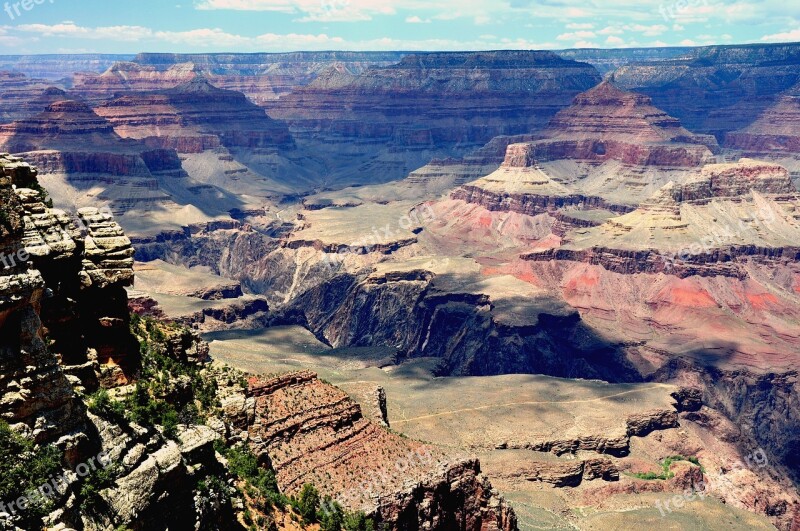 Usa Grand Canyon Arizona Landscape Desert