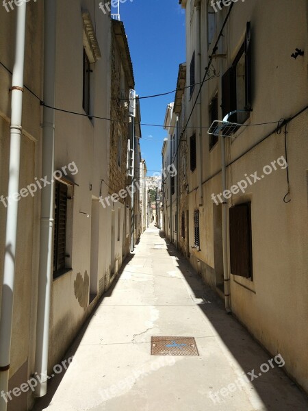 Pag Narrow Street Street Old Town