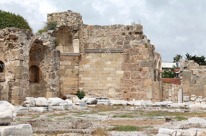 Side Ancient Side The Mediterranean Coast Turkey Antiquity