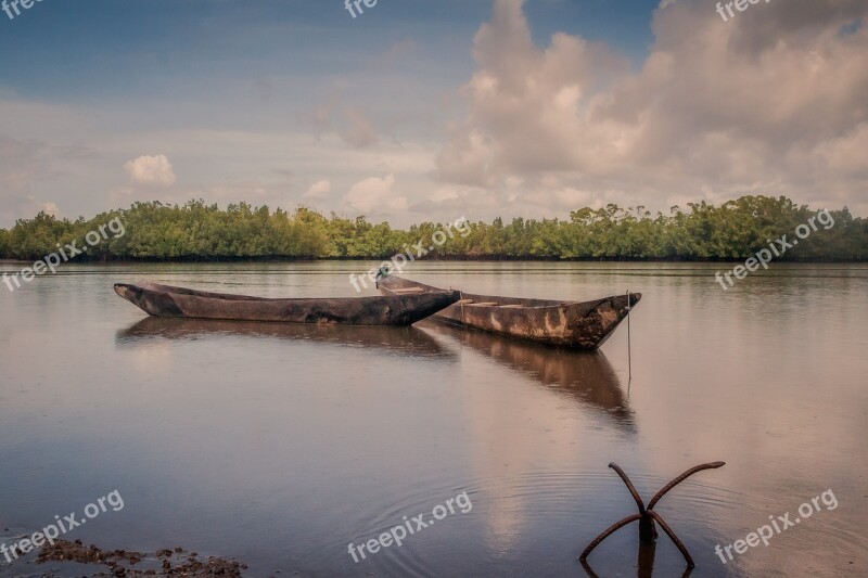 The Gambia River Boat Free Photos