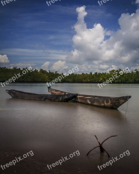 The Gambia River Boat Free Photos