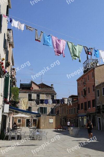 Venice Sky Linen Italy Blue