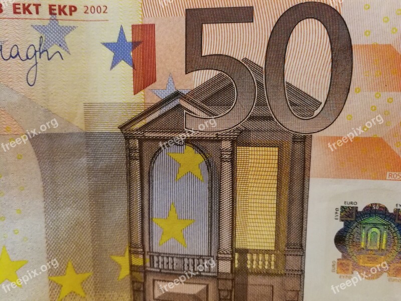 Euro Money The Greenback The European Cash