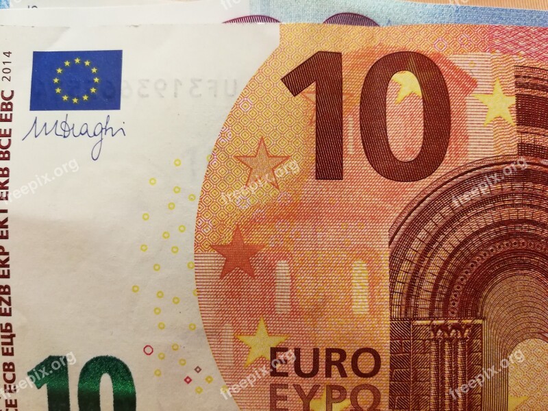 Euro Money The Greenback The European Cash