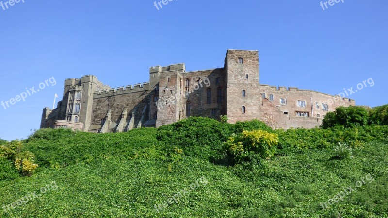 Bamburgh Castle Nothumberland England Castle Bamburgh