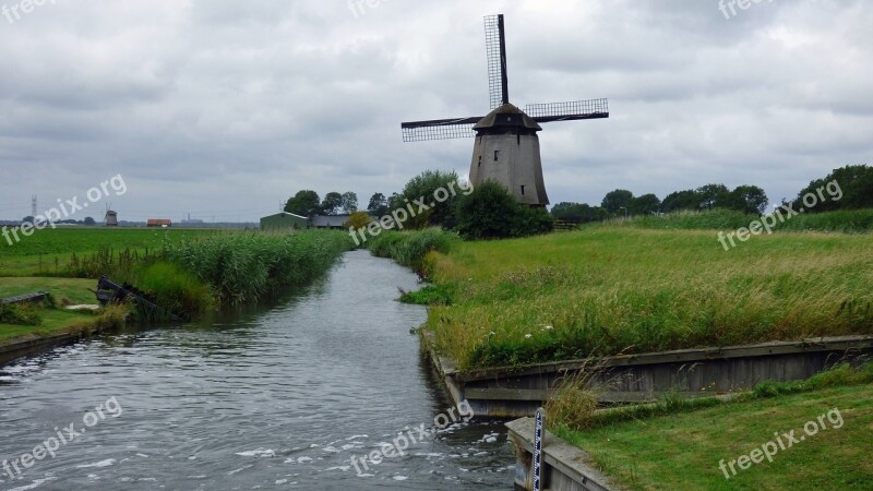 Schermerhorn Netherlands Windmill Holland Museummolen