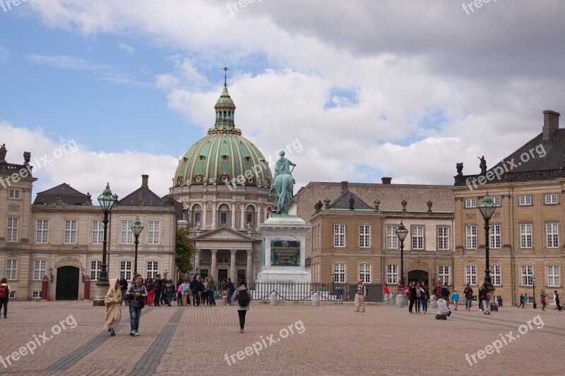 Copenhagen Denmark Queen Palace Attraction