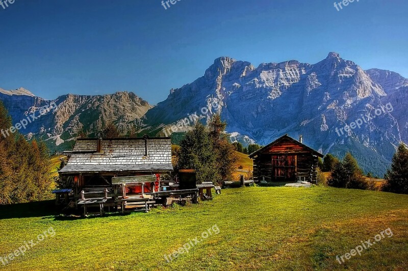 Dolomites Mountains Italy South Tyrol Alpine