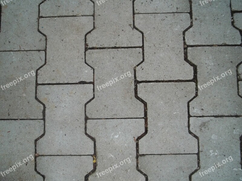 Texture Ground Stones Paving Stones Pattern