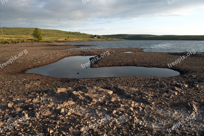 Landscape Rocks Beach Hillside Love Heart