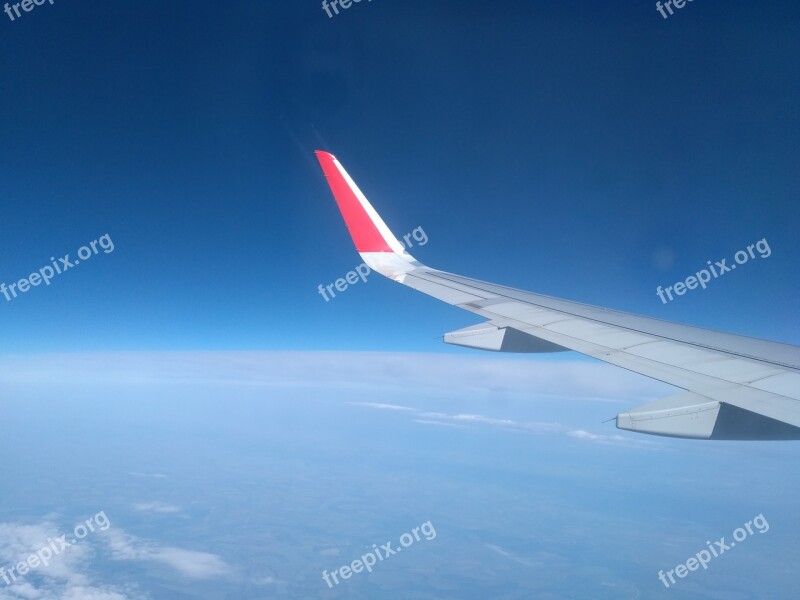 Airplane Flight Space Travel Wing