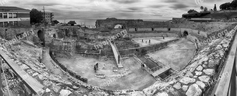 Amphitheatre Tarragona Catalonia Spain Roman Empire