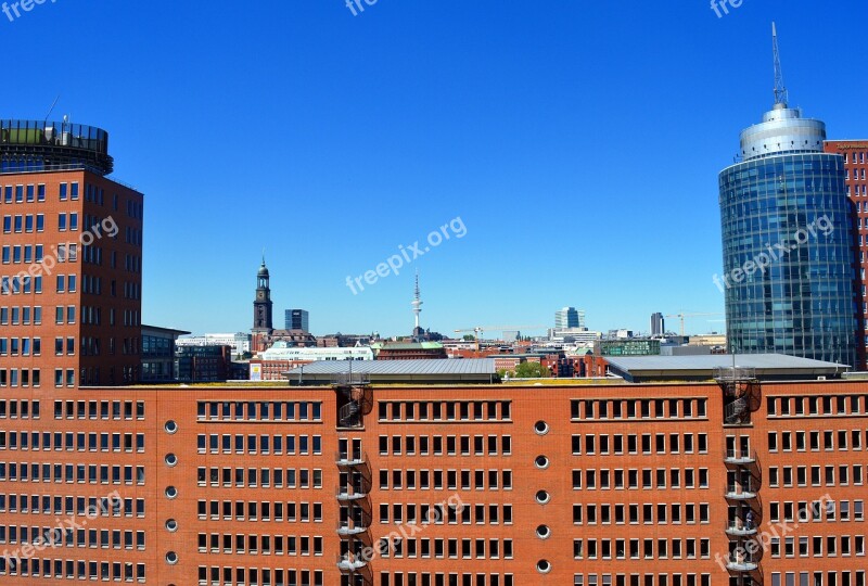 Hamburg City Hanseatic City Port Architecture