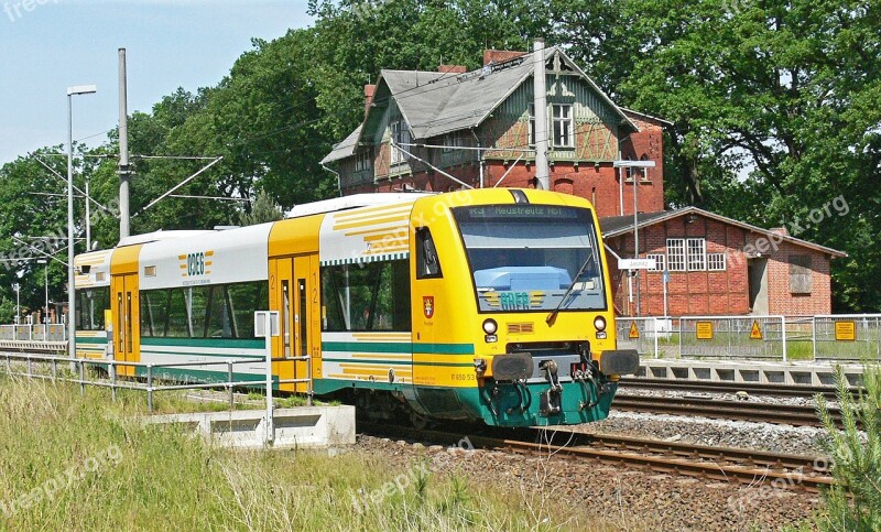 Railway Regional Traffic Regio Shuttle Railway Station Jasnitz