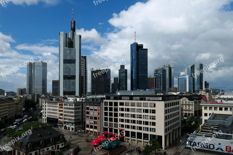 Frankfurt Am Main Germany Skyline Places Of Interest Main Banks Dom