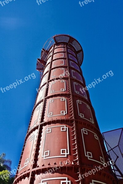 Tower Metal Observatory Spotlight Architecture