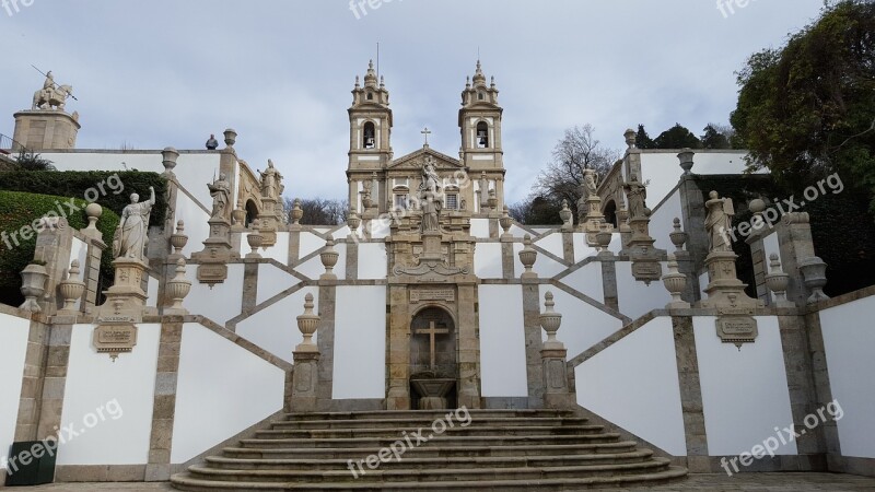 Bom Jesus Braga Staircase Free Photos