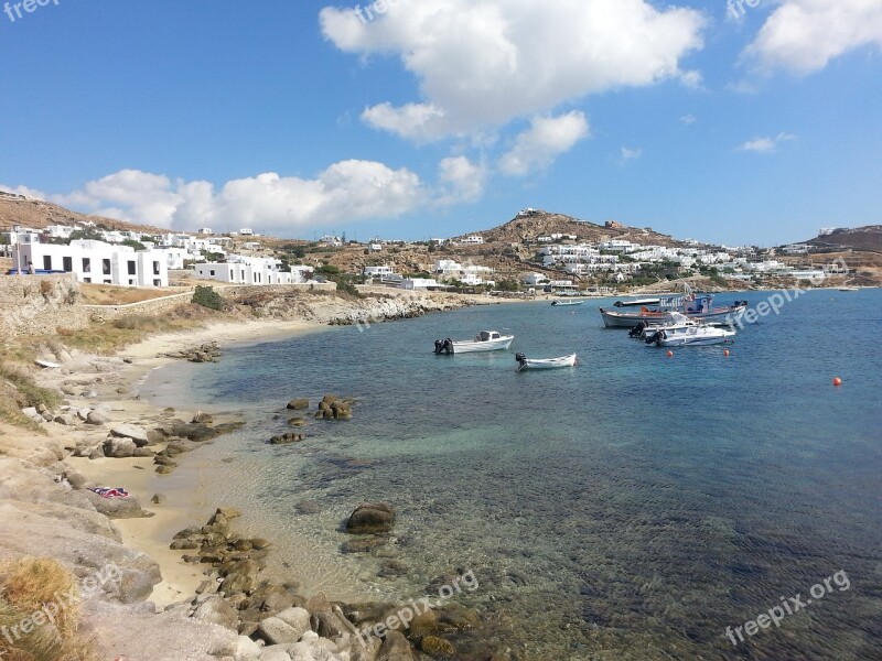 Mykonos Greece Vacation Free Photos