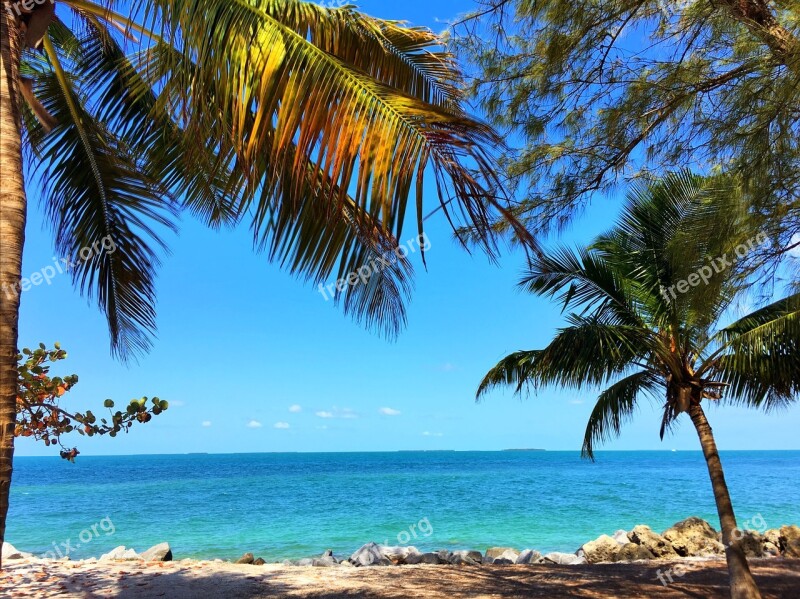 Key West Florida Beach Ocean Water