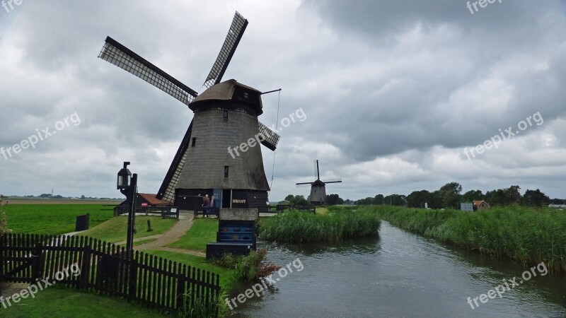 Schermerhorn Netherlands Windmill Holland Museummolen