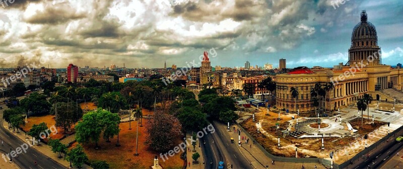 Capitol Havana Architecture Sky Urban