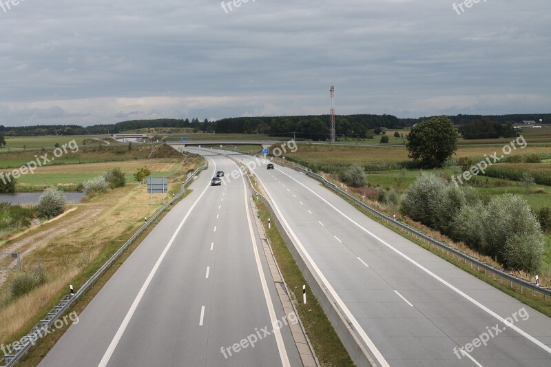 Highway Autos Traffic Vehicles Road