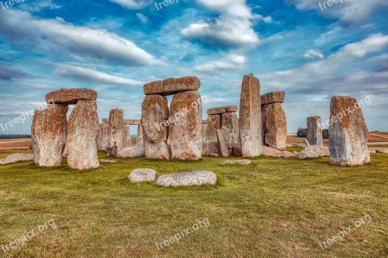 Stonehenge England Monument Antiquity Archaeology